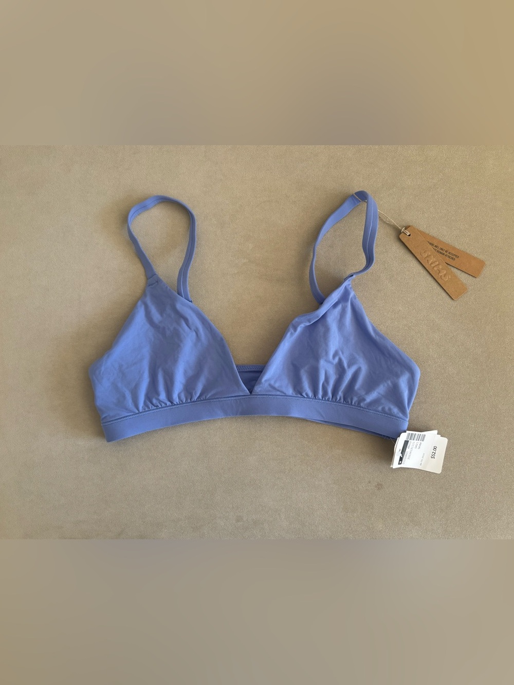 SKIMS Soft Triangle Bralette - Lavender Blue